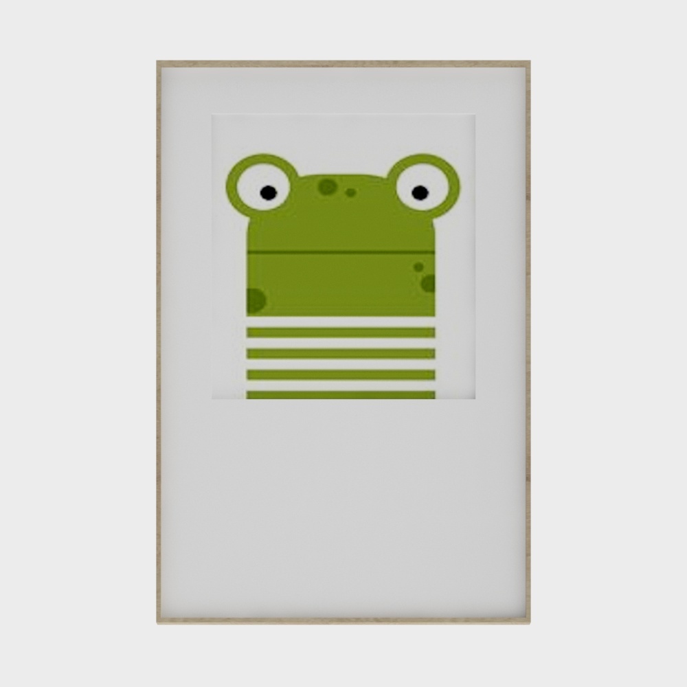 Froggy Low-Poly 3D Model