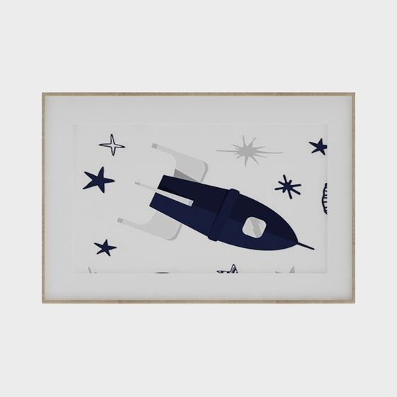 Galactic Rocketship 3D model for Creative Projects