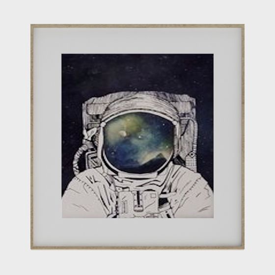 Stylish Astronaut 3D Model for Creative Projects