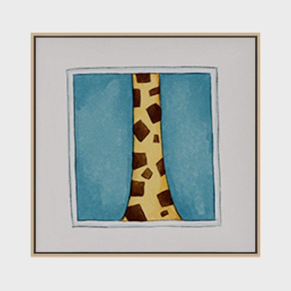 Moderne Kinderdekoration Malerei Giraffe