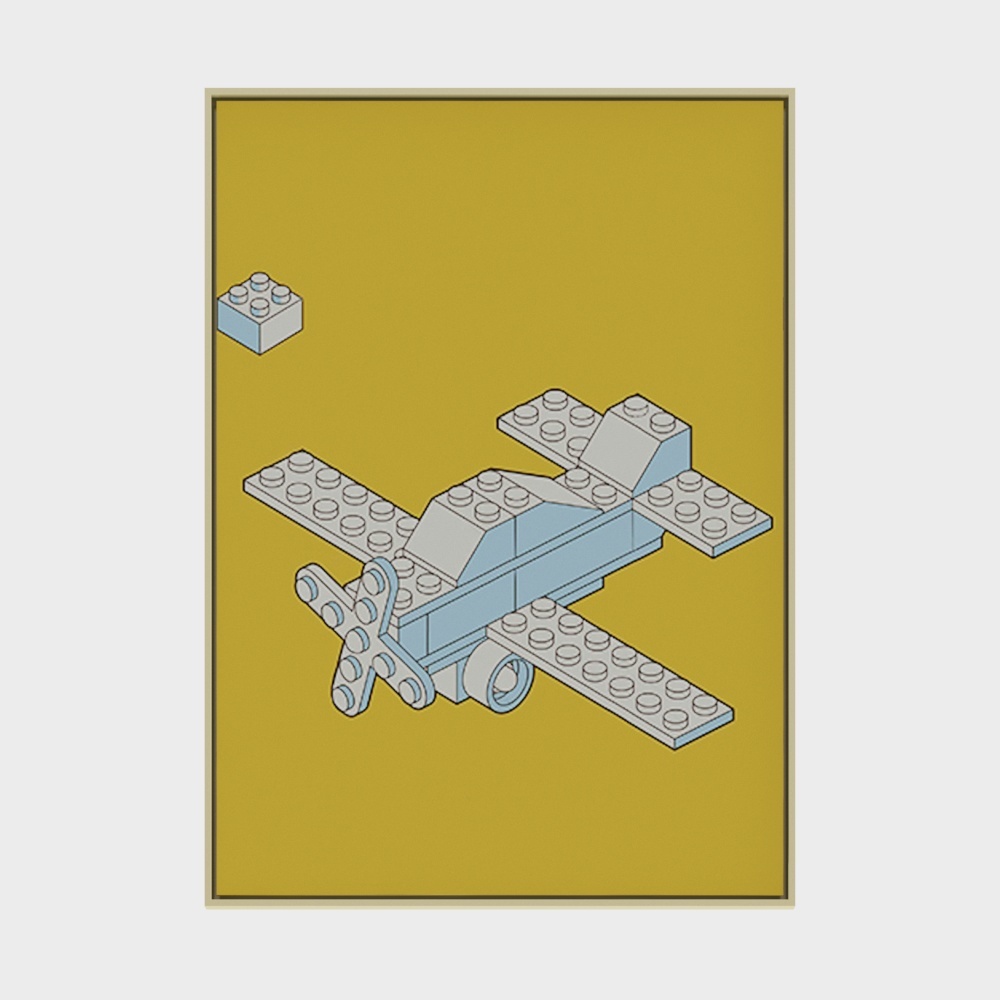 Modern children's decorative painting building blocks_Copy