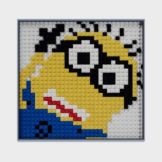 8-bit Lego Mario 3D model for Creative Projects