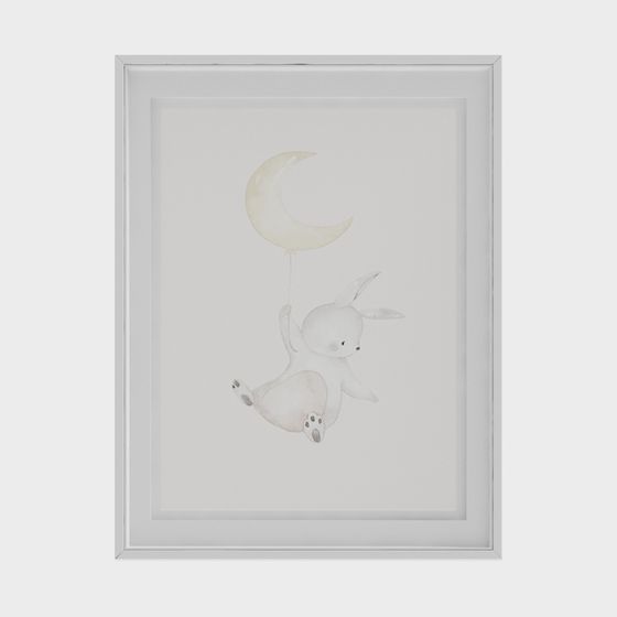 Moonlit Bunny 3D model