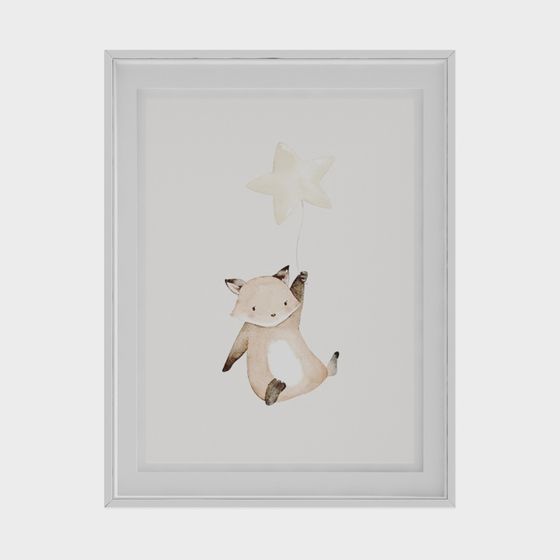 Peinture décorative de raton laveur pour enfants moderne_Copy