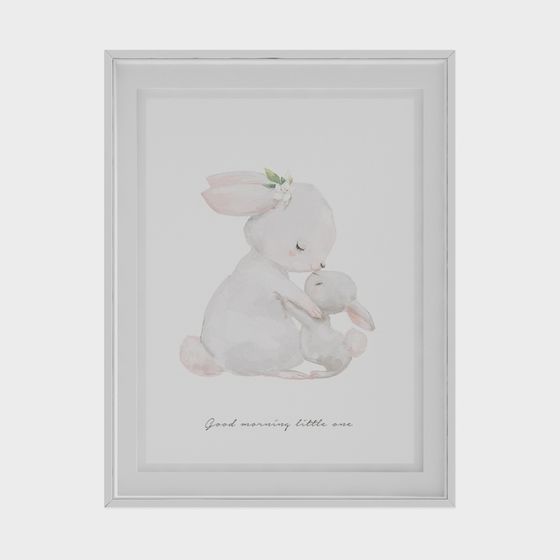 Moderne Kinderdekorationsmalerei Kaninchen_Kopie