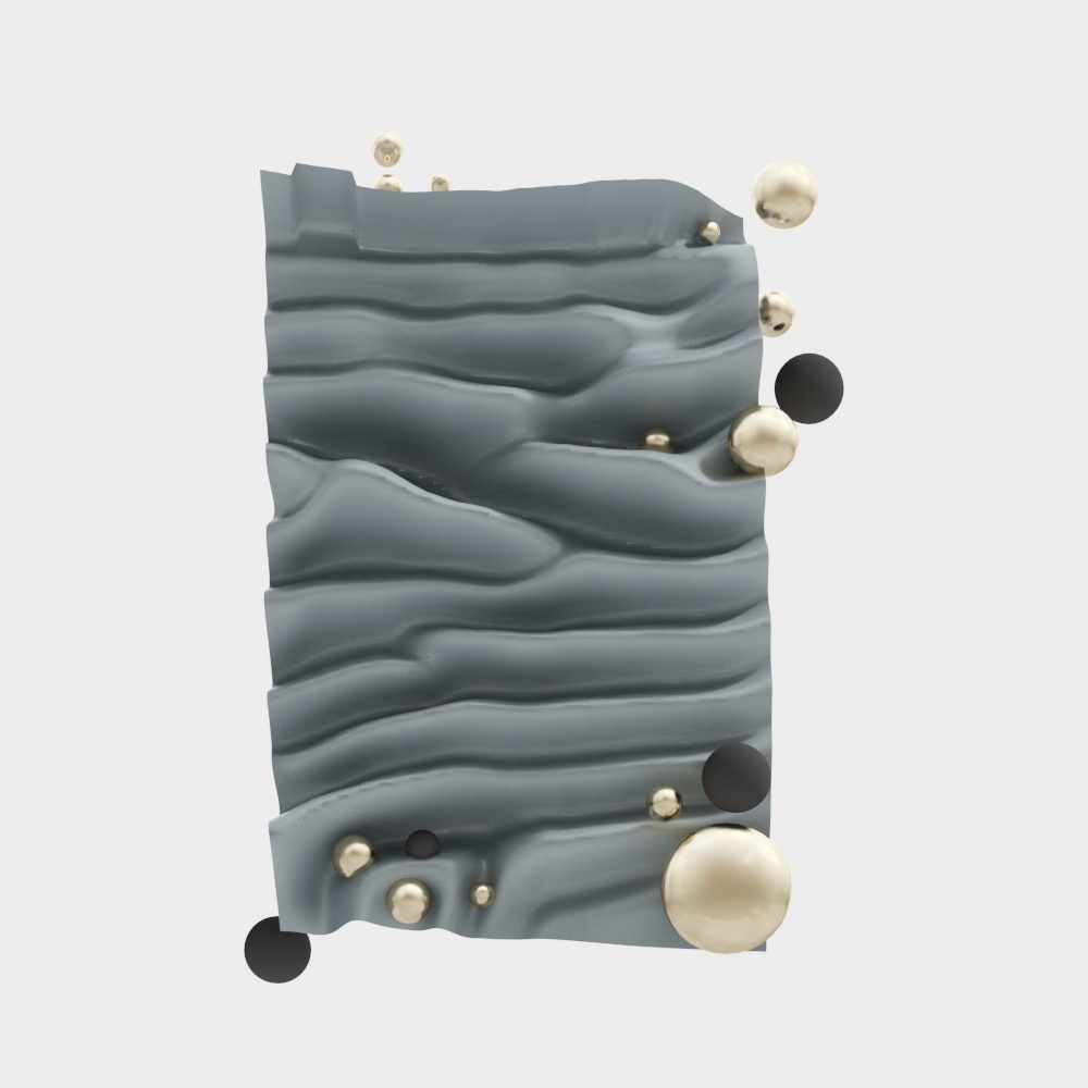 Pendentif de décoration murale en forme de boule d'eau moderne