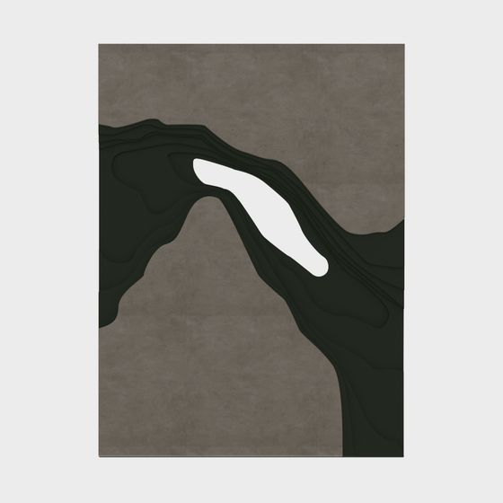 Abstract Mountain 3D model for Artistic Projects