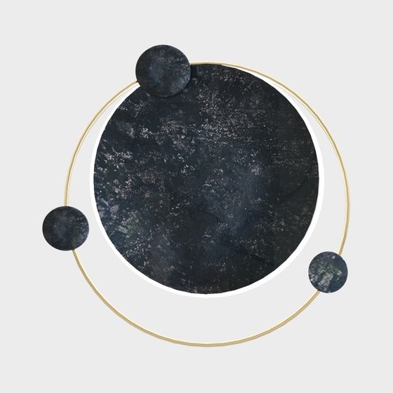 Galactic Ring 3D model - Mysterious Low-Poly Design