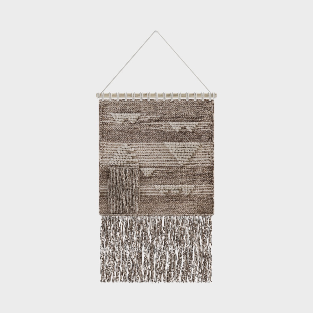 Woven Harmony 3D Model – Low-Poly Handwoven Textile