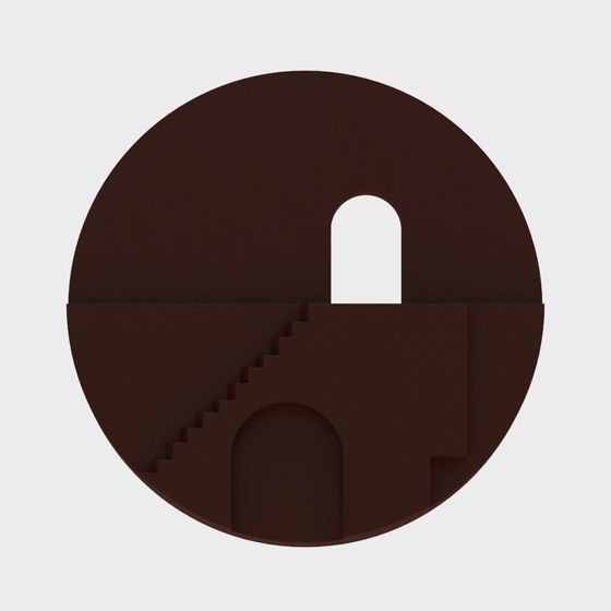 Round Dome Staircase 3D model