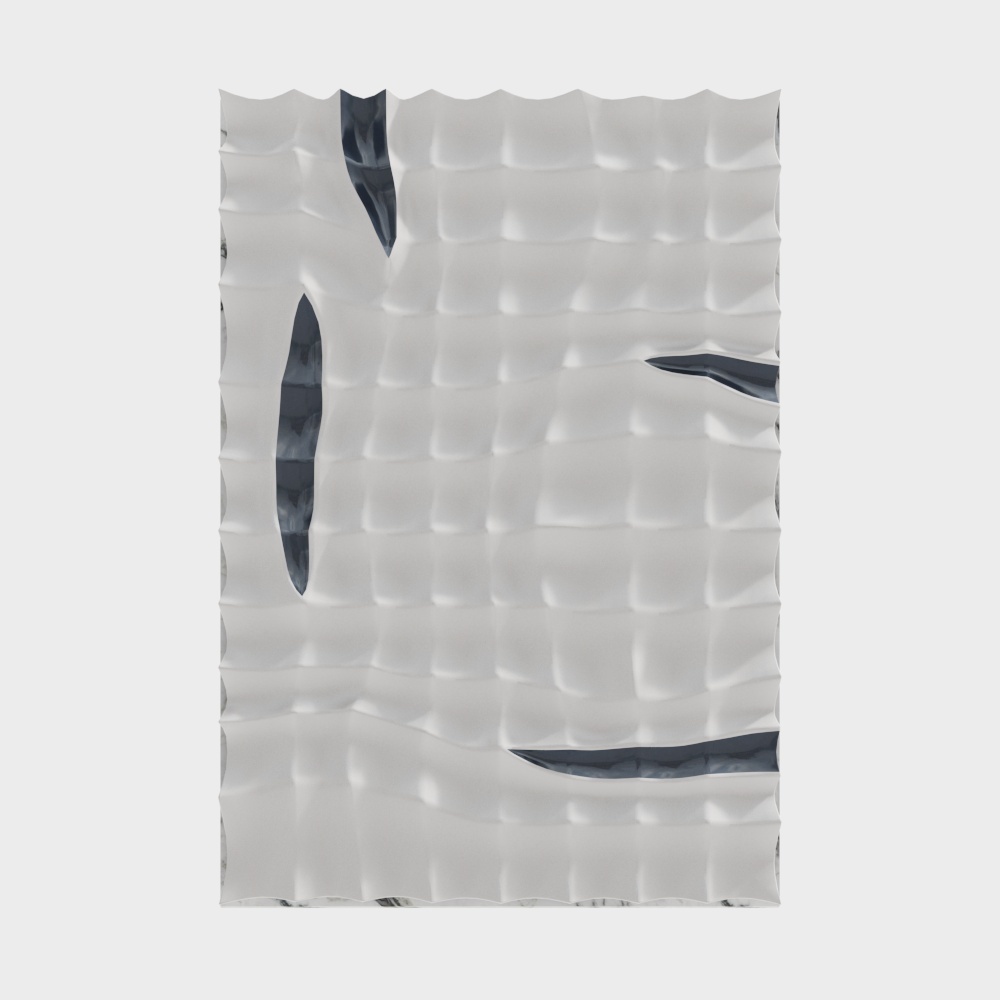 Wavescape Wall Panel 3D model