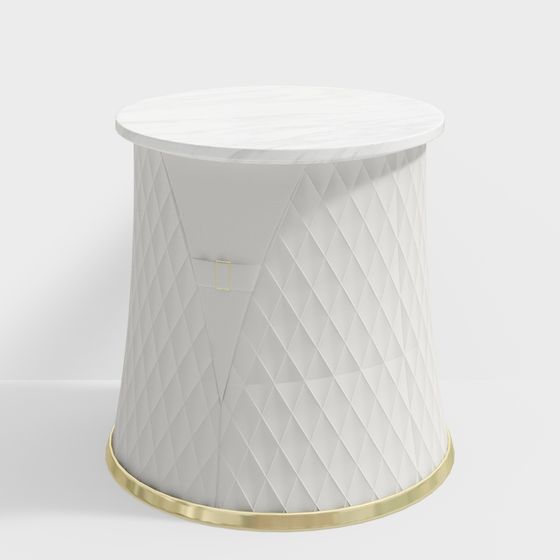 Elegant Round Table 3D model for Modern Interiors