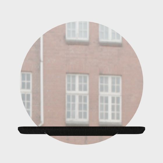 Urban Window Low-Poly Architectural 3D Model