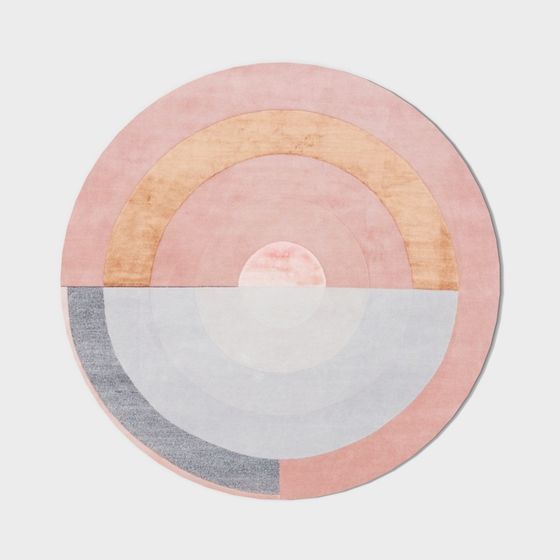 Rainbow Round Carpet 3D model