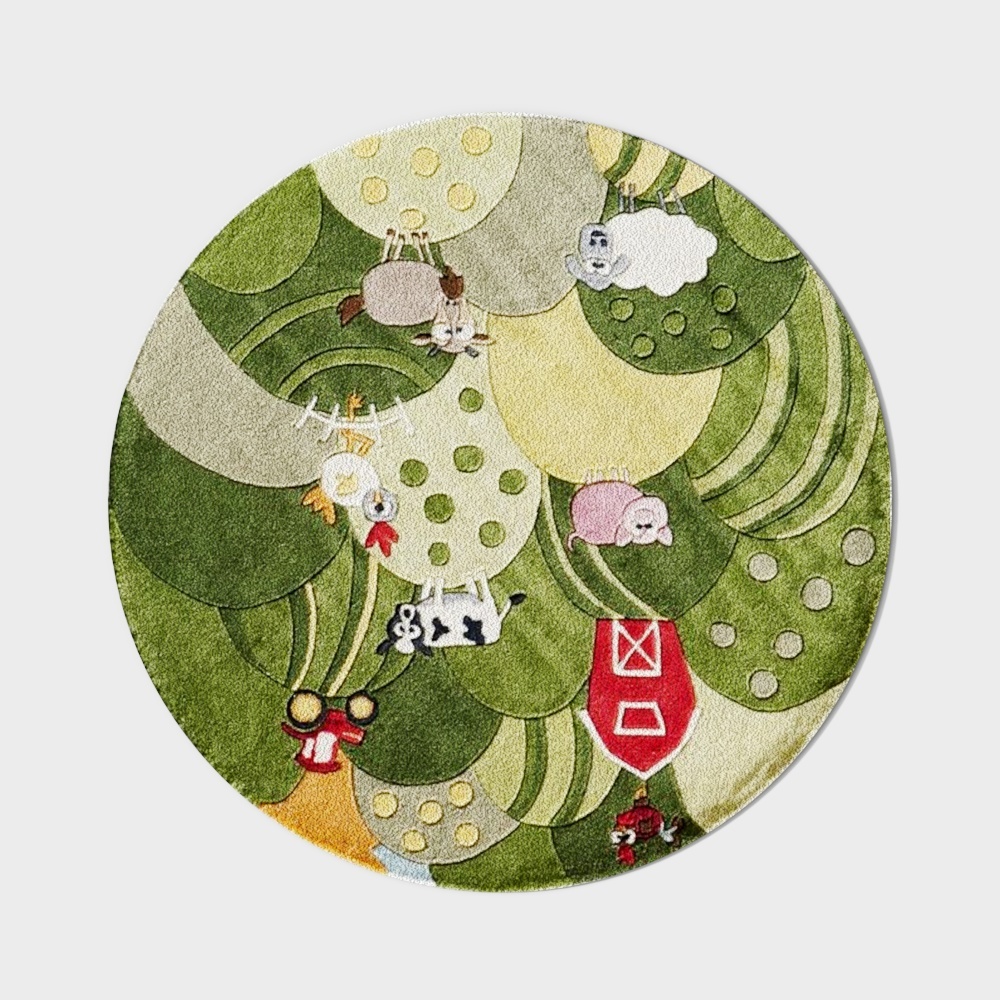 Colorful Fantasy 3D Carpet Model – Playful Kids Design