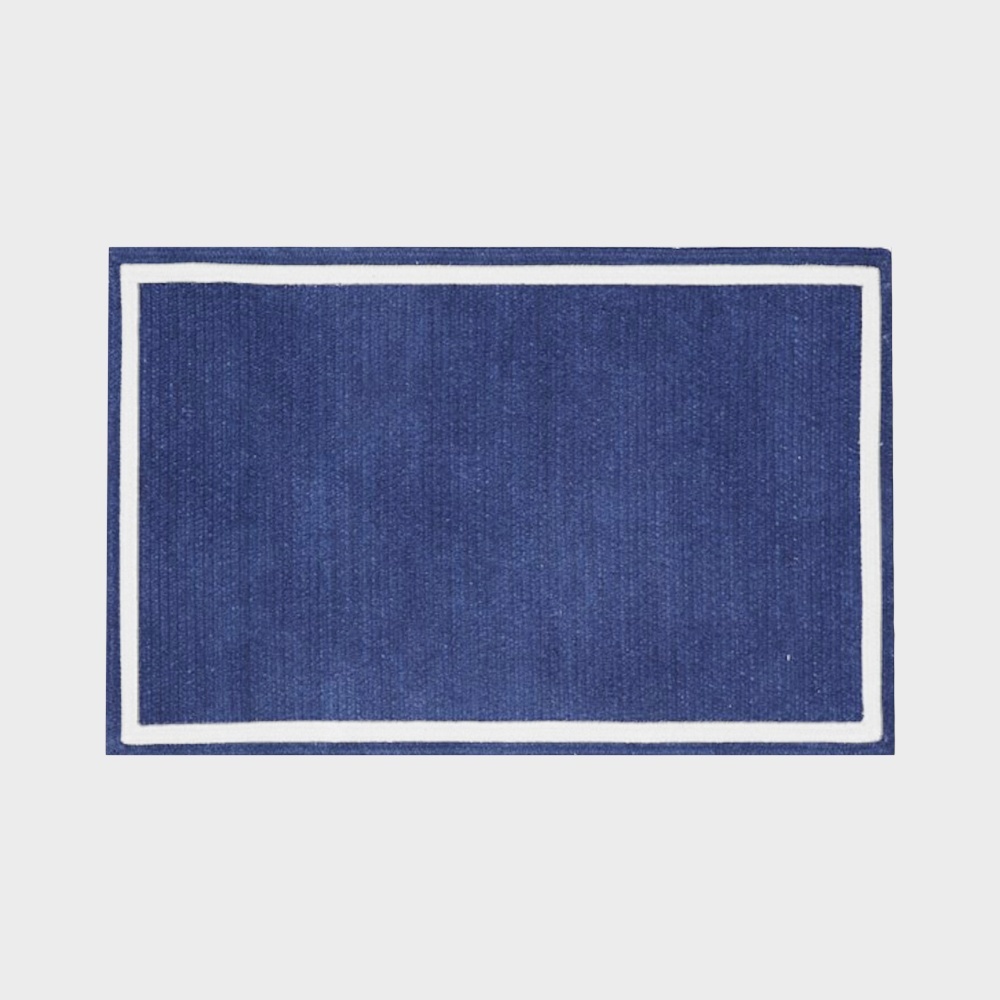 Navy Blue Carpet 3D Model – Low-Poly Interior Rug