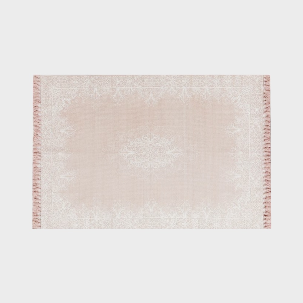 제인오 핑크색 어린이 깔개 귀여운 깔개