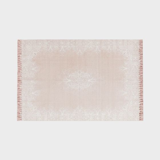 제인오 핑크색 어린이 깔개 귀여운 깔개