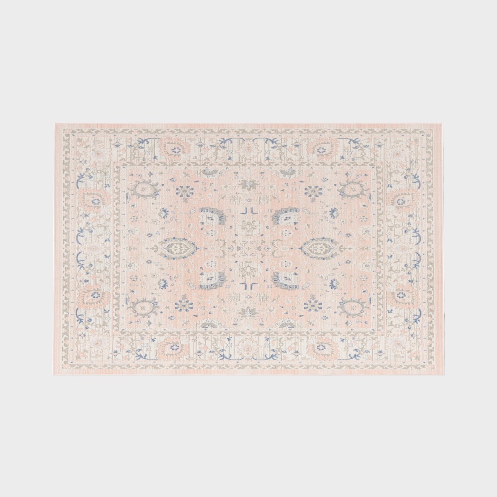 Vintage Elegance 3D Carpet Model – Intricate Low-Poly Design