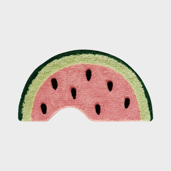 Vibrant Watermelon Slice Carpet 3D Model