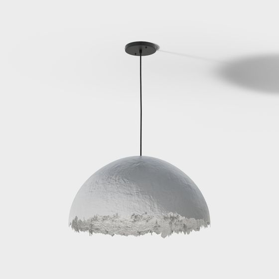 Ice Crystal Pendant Light 3D model for Creative Projects