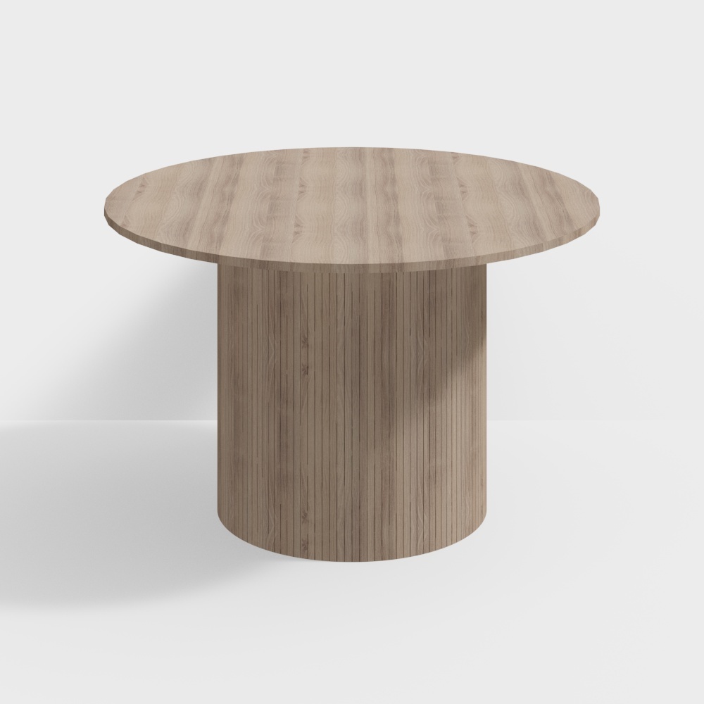 HM/HMAJ-018/ Holzfarbe __eol__ Exportfarbe Platte/1200*1200*750/1.1 runder Tisch