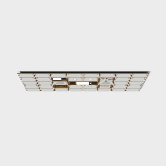 Elegant Low-Poly Ceiling 3D model