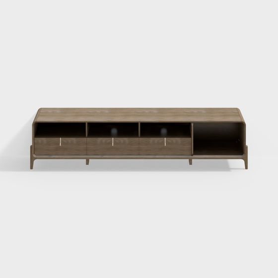 Modern Minimalist TV Cabinet 3D model