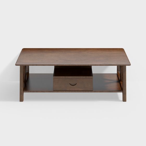 Stylish Urban Living Room Coffee Table 3D model