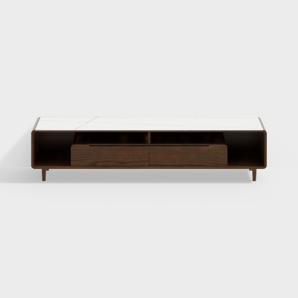 a Nordic ash, rubber wood, walnut, ebony wood TV cabinet 142313009