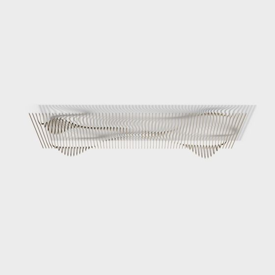 Wavy Comb 3D model - Unique Floating Design