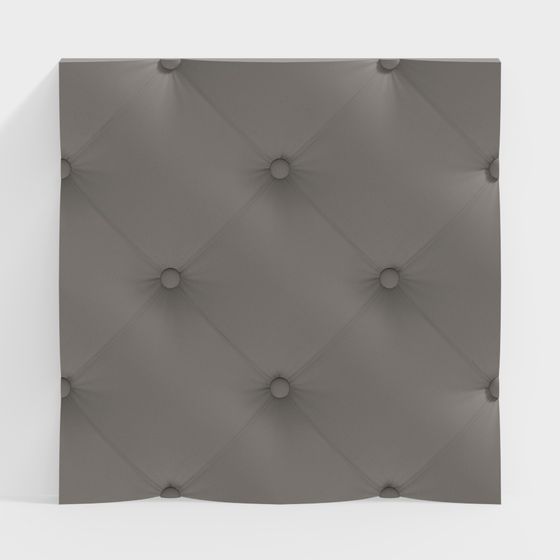 Button Tufted Panel 3D model
