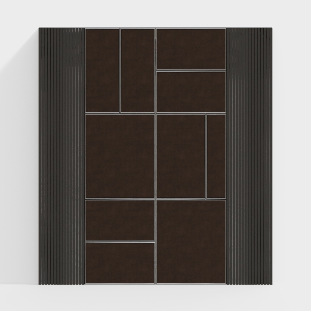 Modern checkered background wall