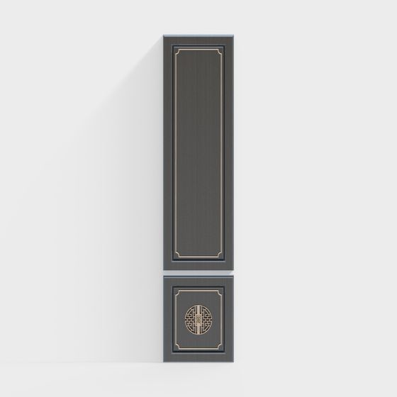 Retro Door Frame 3D model