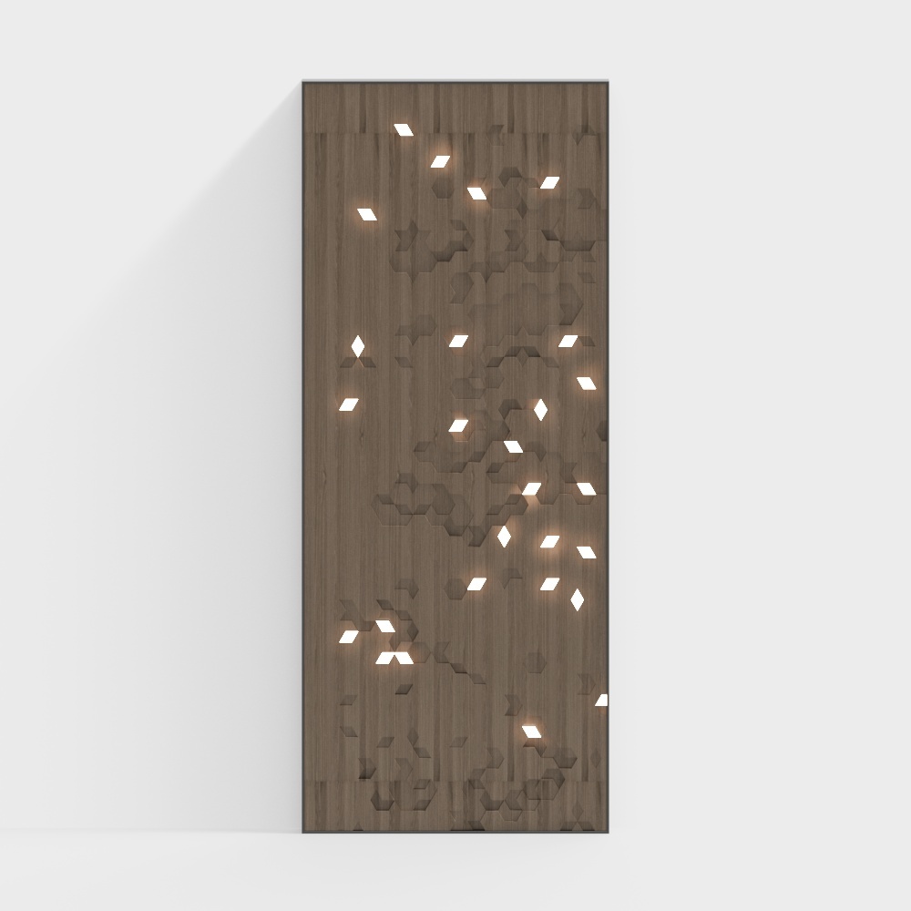 Modern creative decorative partition background wall