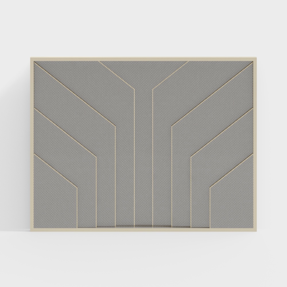 Серая золотая стенка