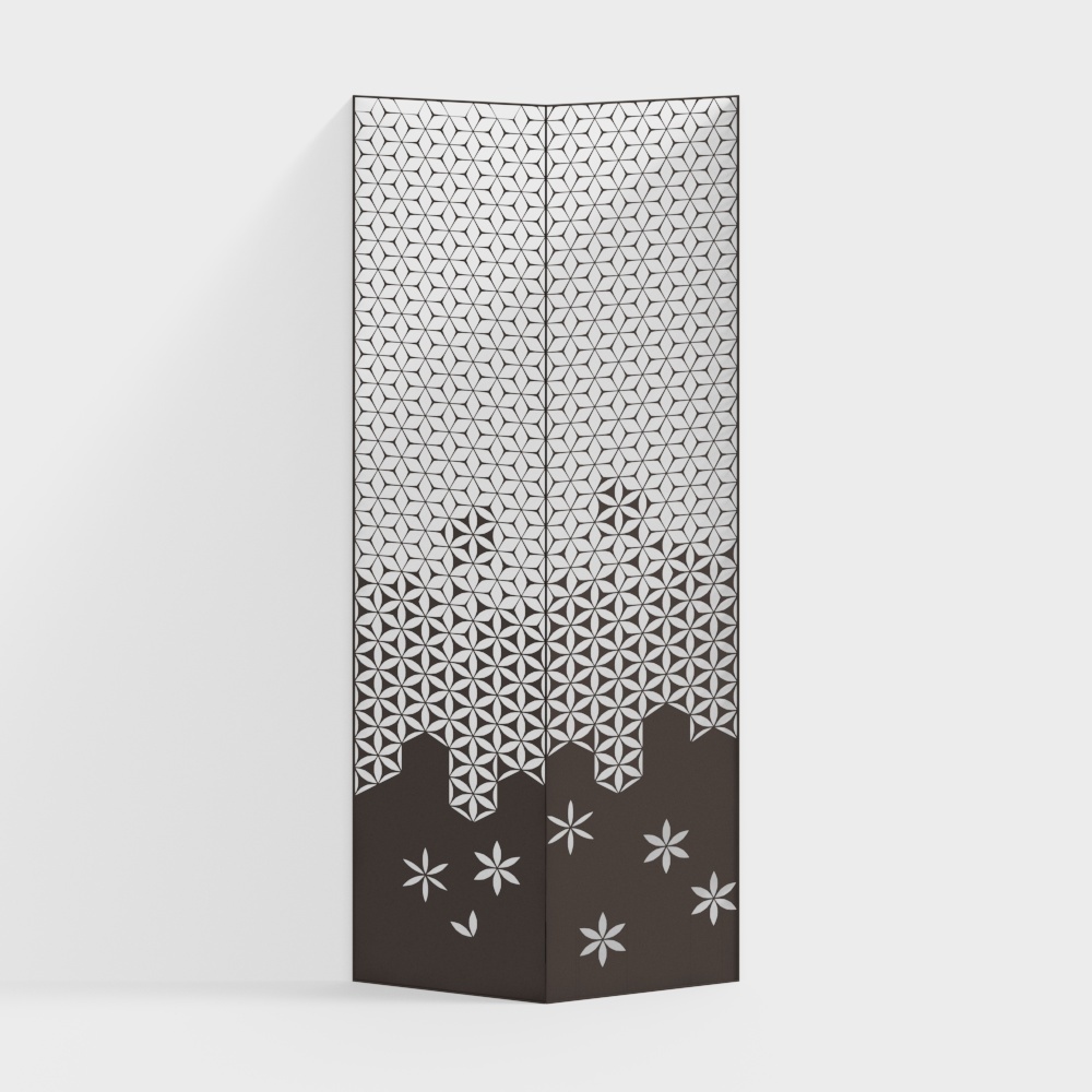 Modern creative hollow partition background wall