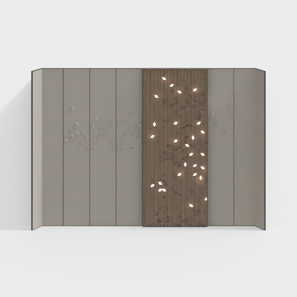 현대 창작 파티션 배경 벽 장식