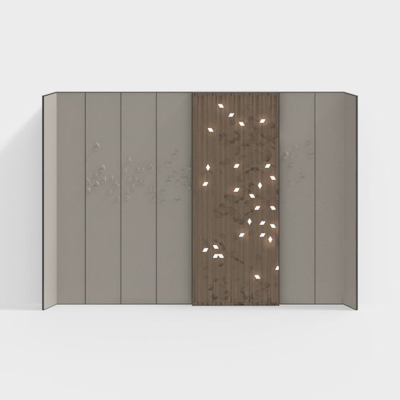 현대 창작 파티션 배경 벽 장식