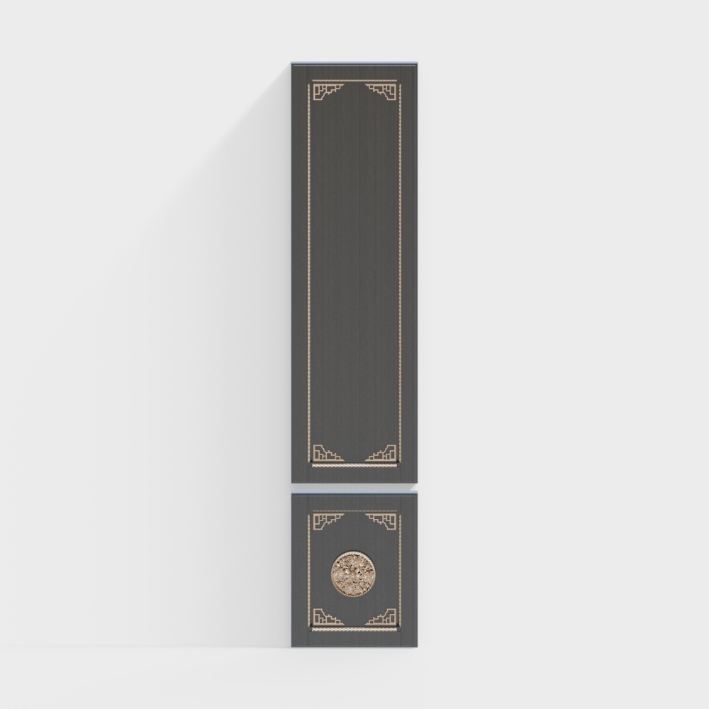 New Chinese style golden flower wainscoting