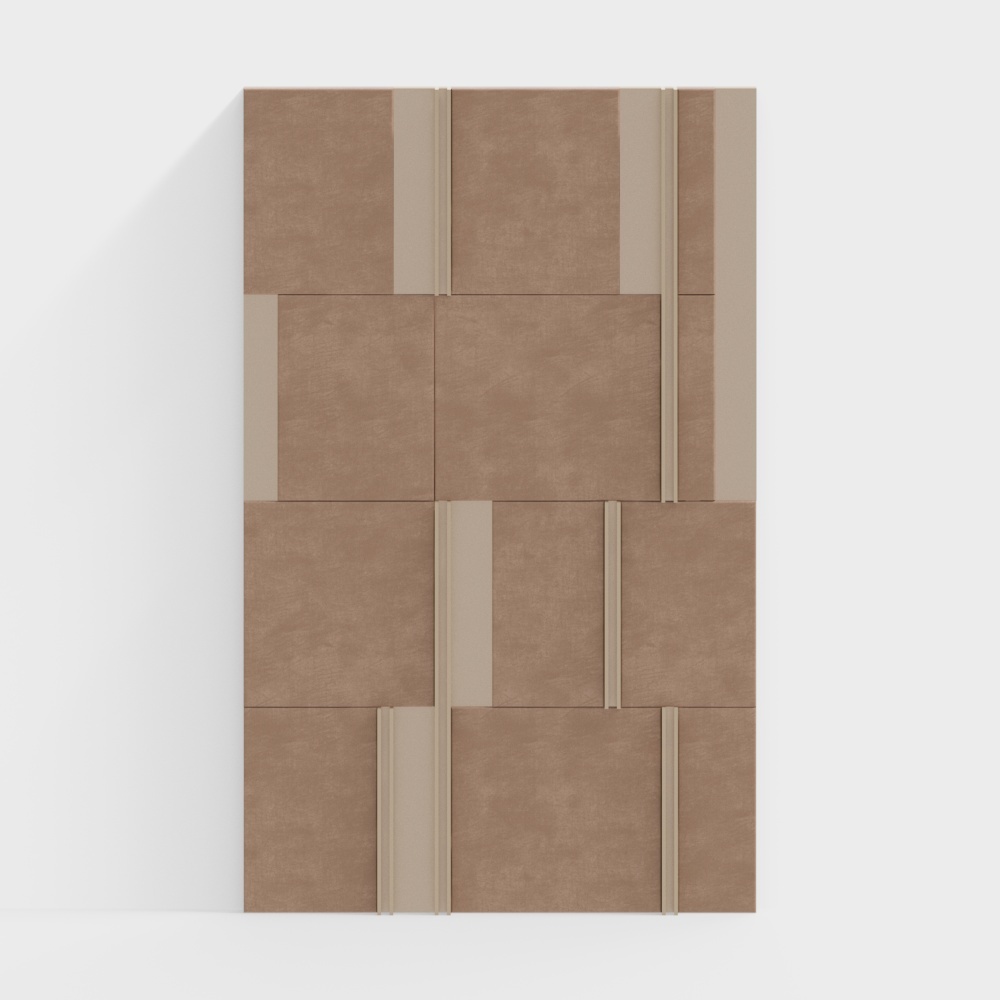 Mur de fond en paquet souple de style moderne