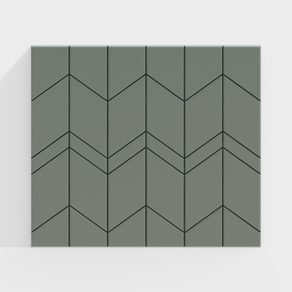 Mur de fond en sac souple vert