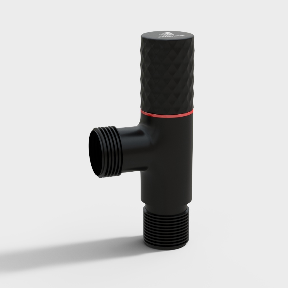 Valvola Angolare Scatola Dorata Rivestita in Bacino di Rame JA