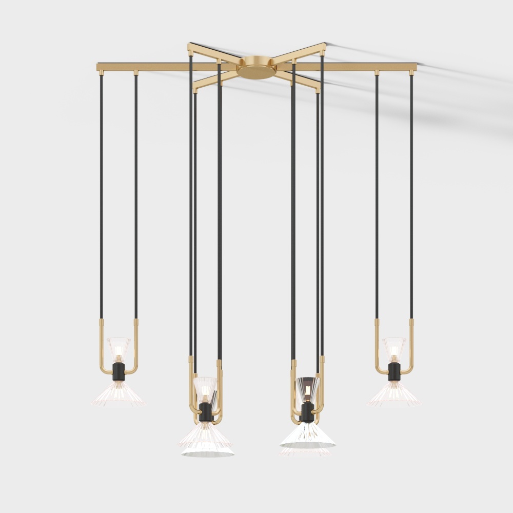 Leicht luxurioser moderner einfacher amerikanischer Stil-Kronleuchter