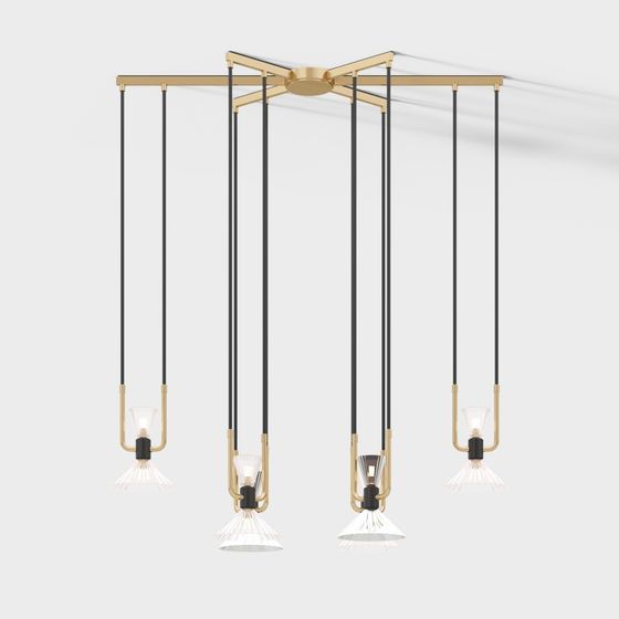 Leicht luxurioser moderner einfacher amerikanischer Stil-Kronleuchter