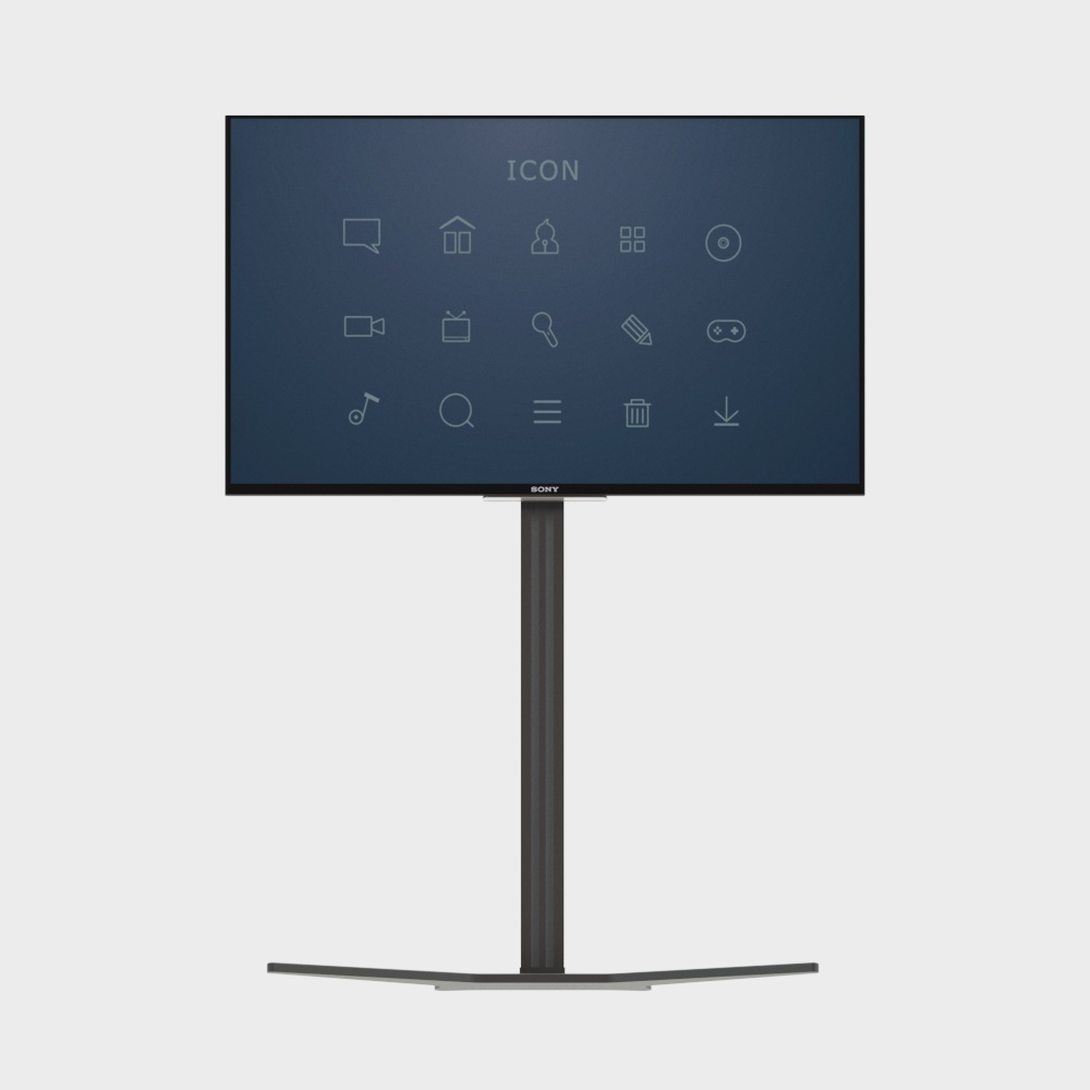 Sleek Sony Smart Monitor 3D model