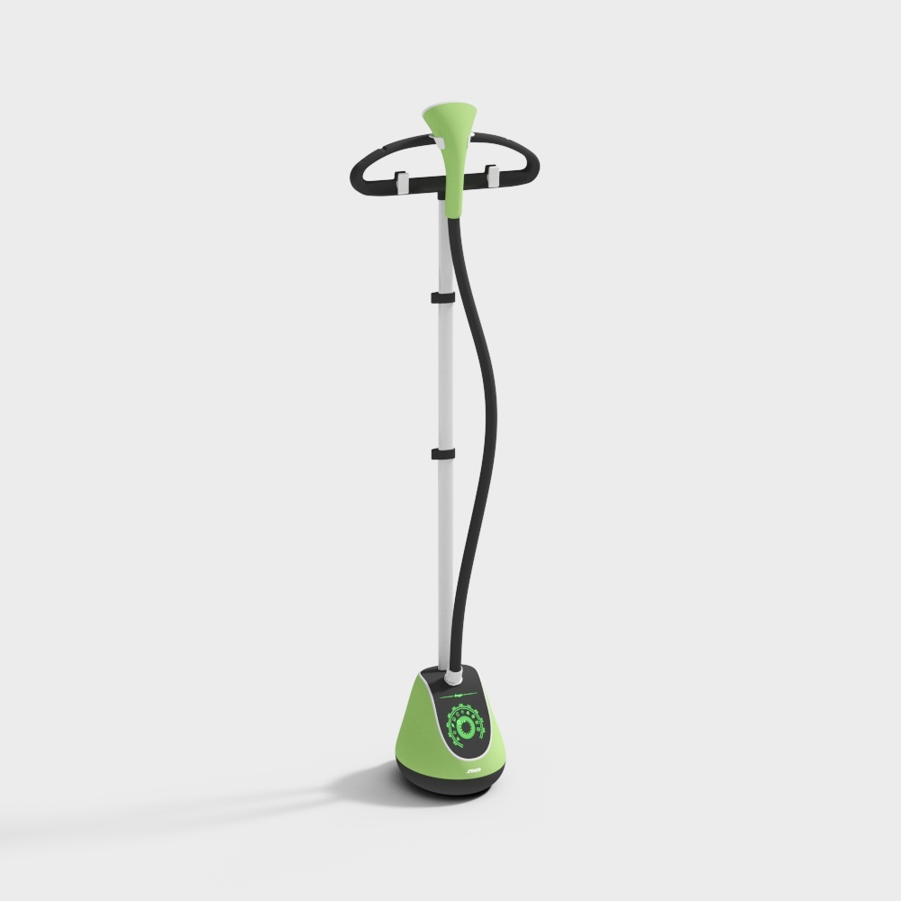 Modern green garment steamer