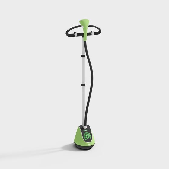 Stylish Low Poly Portable Steam Iron 3D model