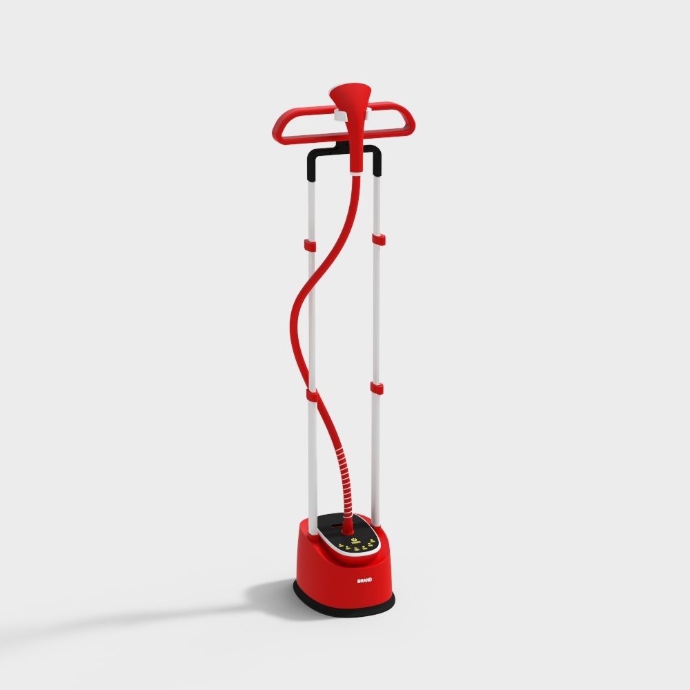 Modern red garment steamer