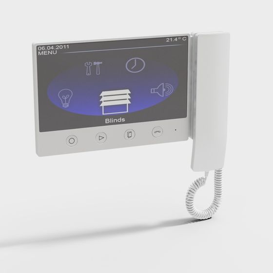 High-Detail Smart Doorbell 3D model